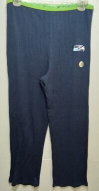 Seattle Seahawks NFL Team Apparel Soft Ribbed PAnts Women's Medium